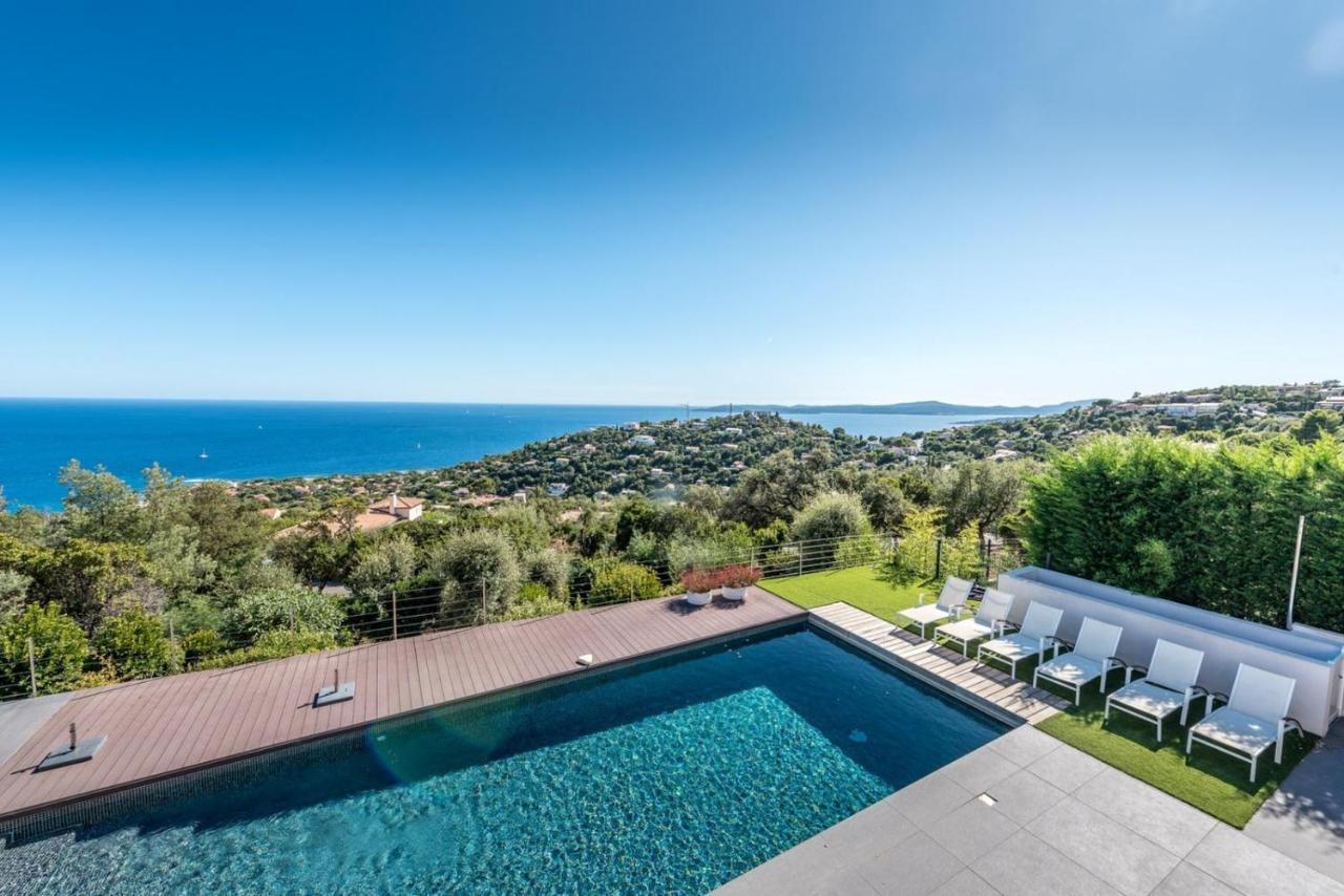 레지상브르 Vue Panoramique Sur La Baie De St Tropez 빌라 외부 사진