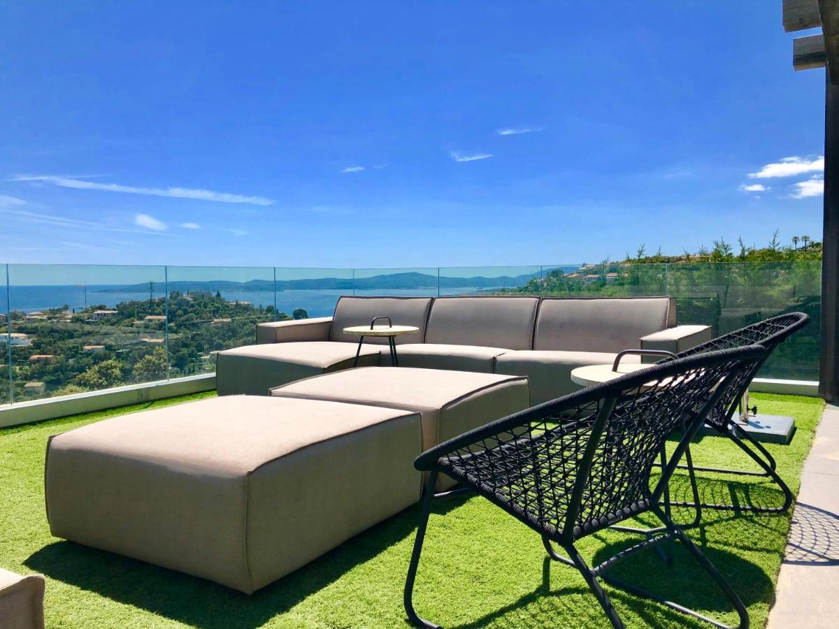레지상브르 Vue Panoramique Sur La Baie De St Tropez 빌라 외부 사진